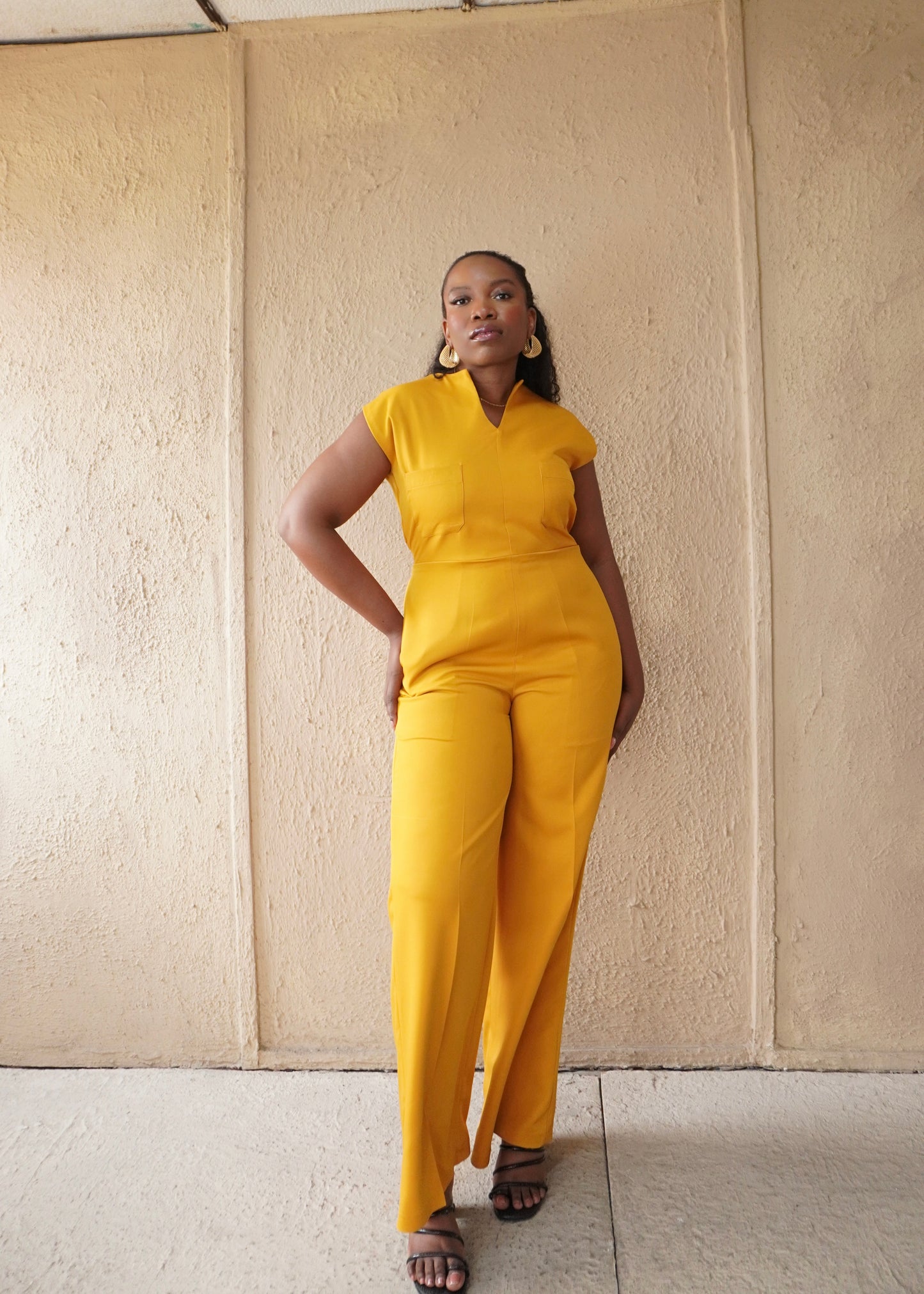 Wonuola Jumpsuit Mustard