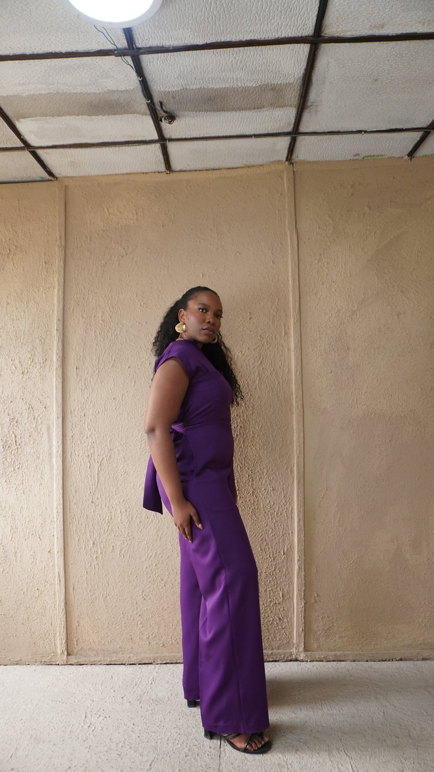 Wonuola Jumpsuit Purple