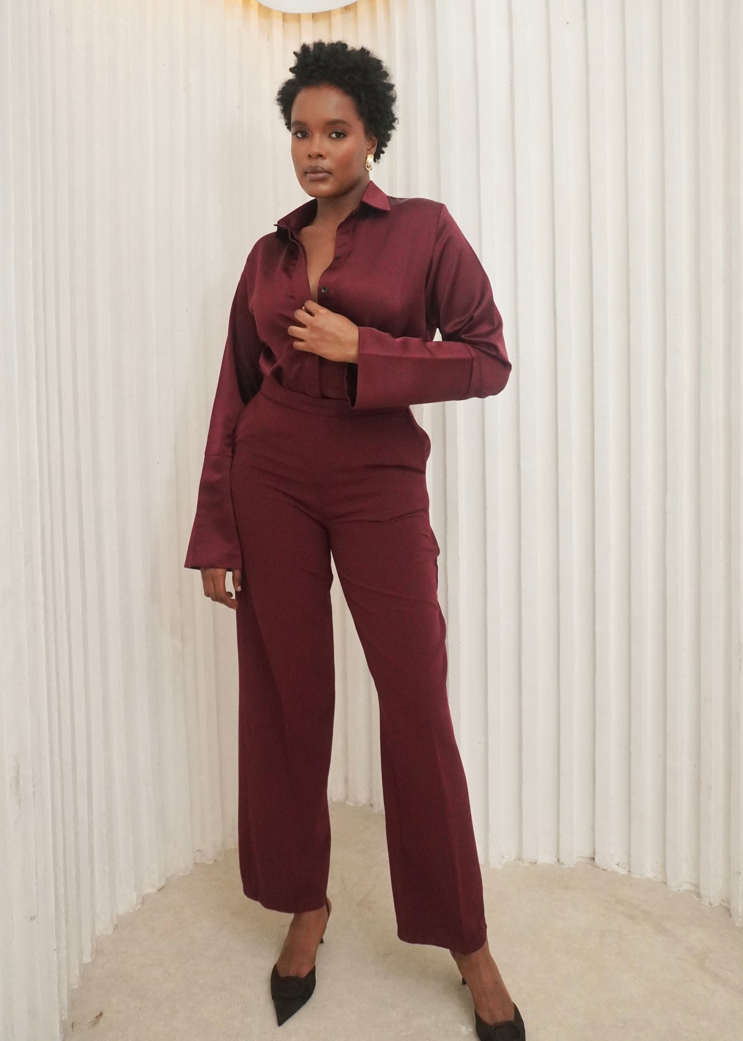 Tamara Pants Burgundy