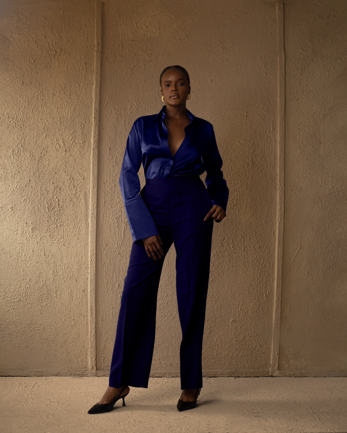 Tamara Pants Navy Blue