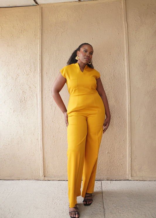 Wonuola Jumpsuit Mustard