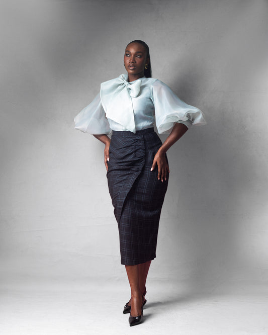 Zoya Skirt Greenish grey