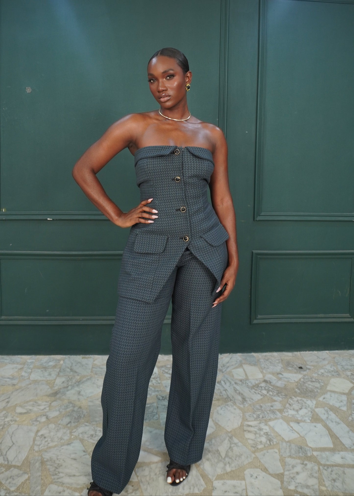 Obsidian Jacquard set