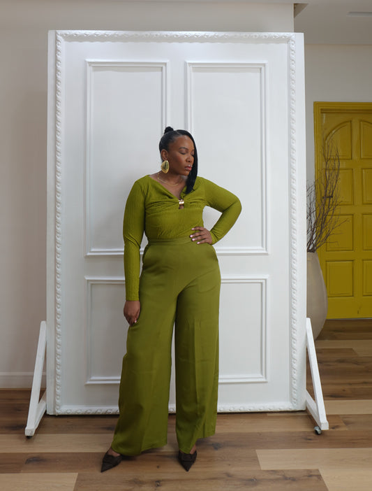 Faith Pants Olive Green