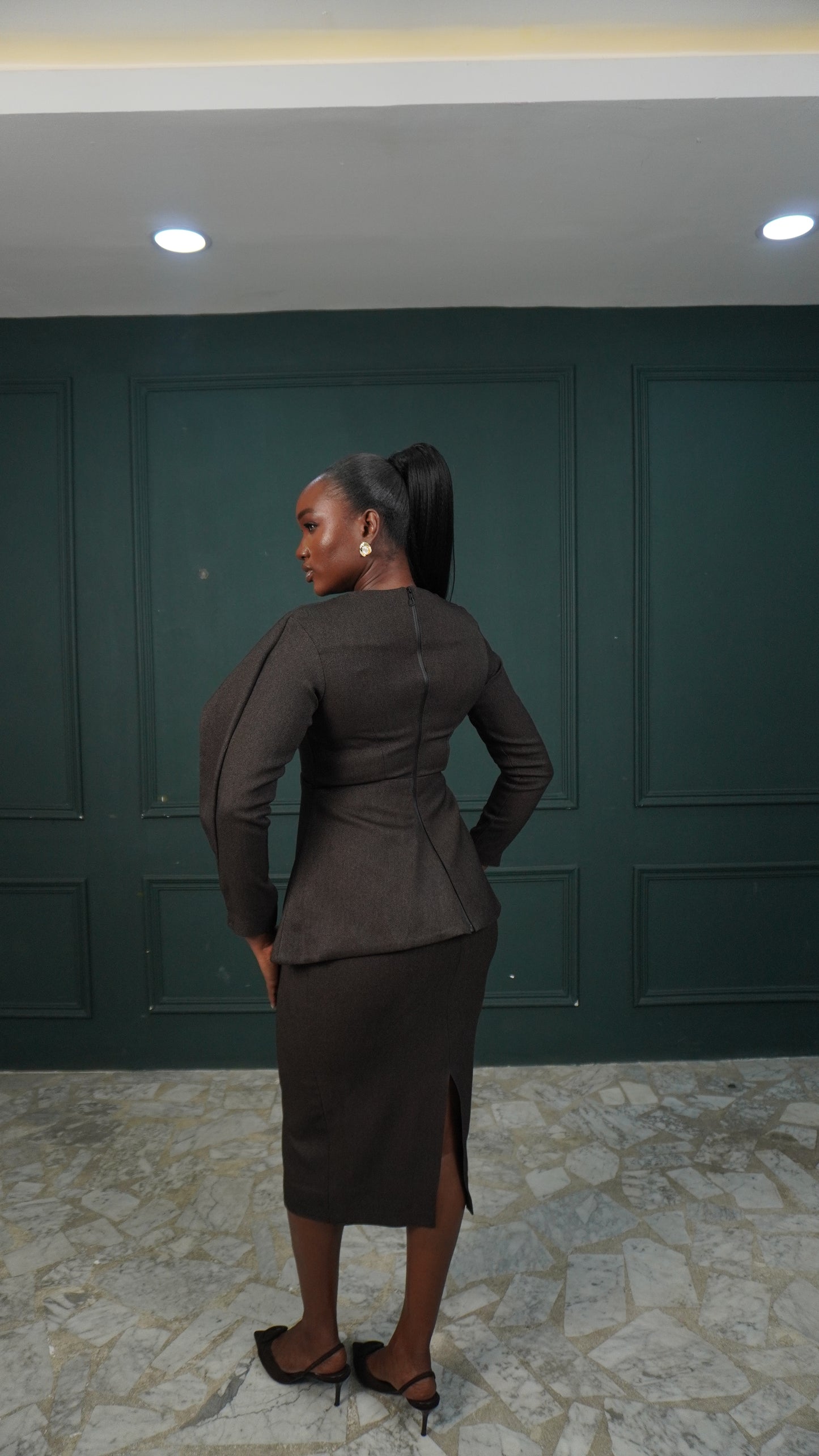 Habiba Set Brown