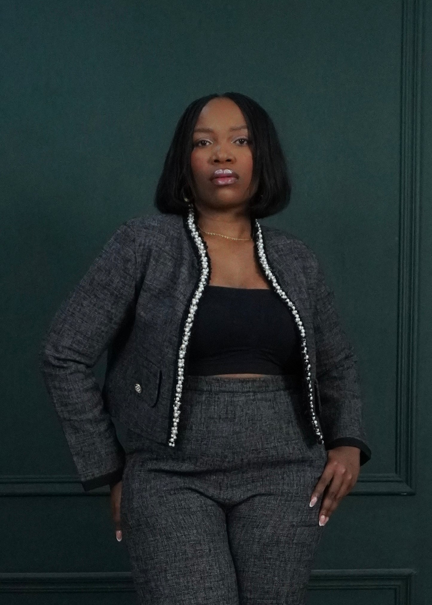 PREORDER Miriam Set Dark Grey