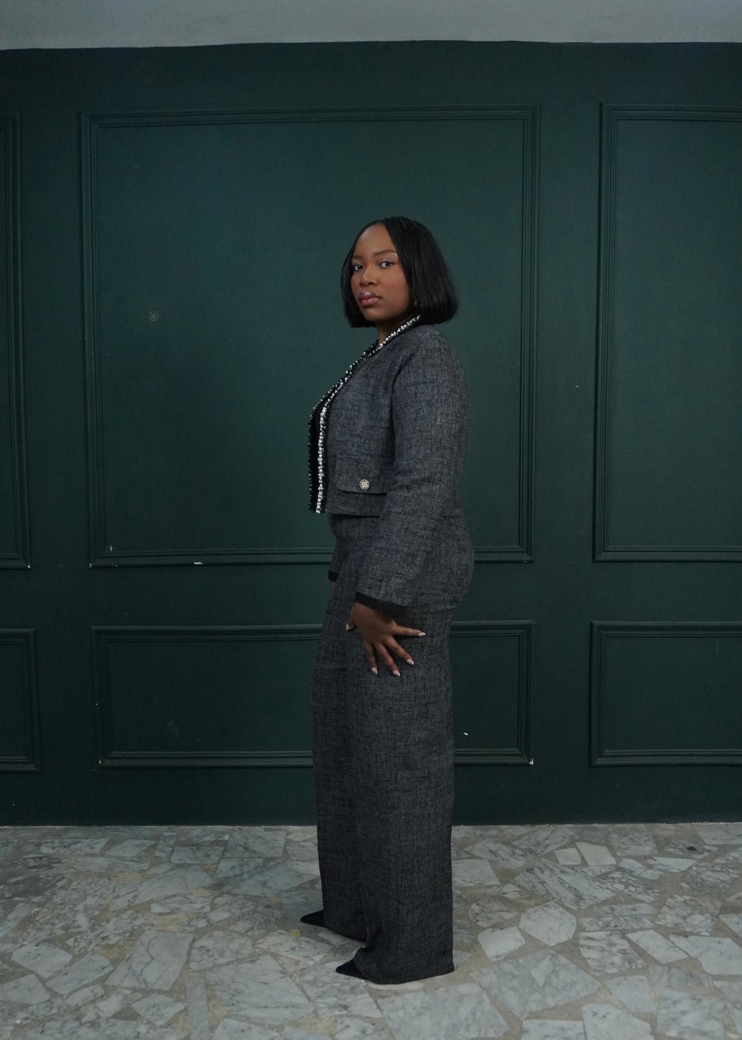 PREORDER Miriam Set Dark Grey