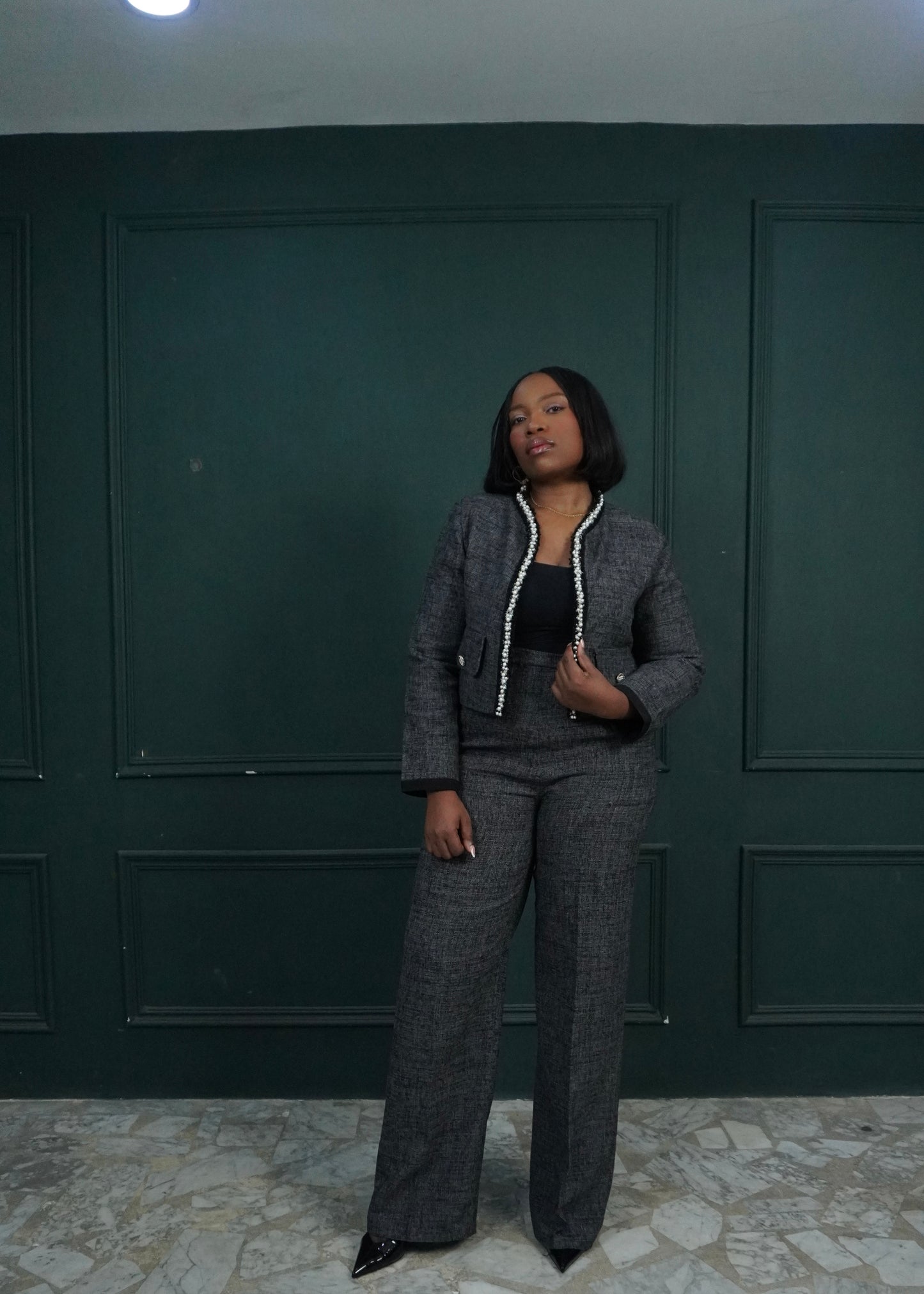 PREORDER Miriam Set Dark Grey