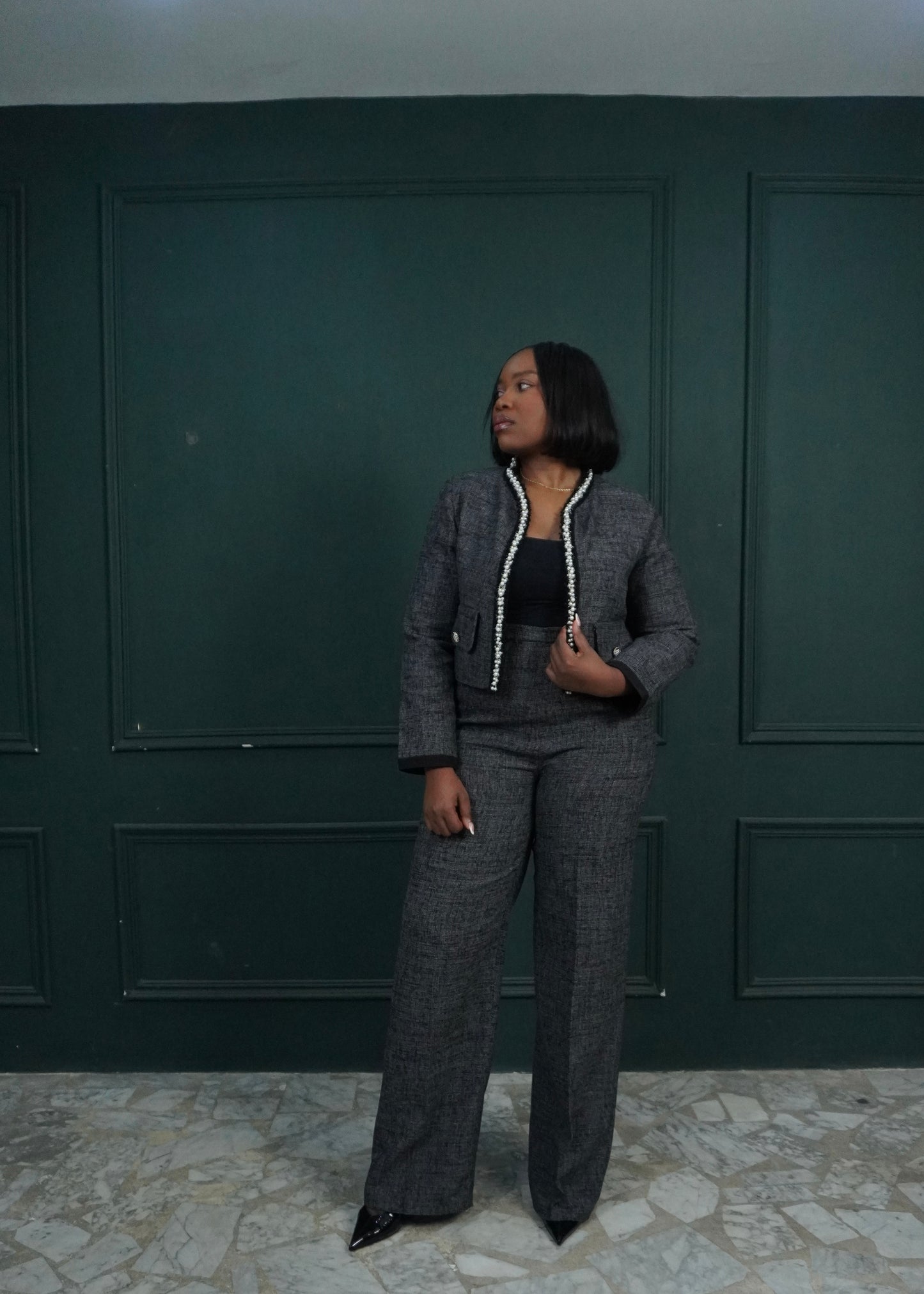 PREORDER Miriam Set Dark Grey