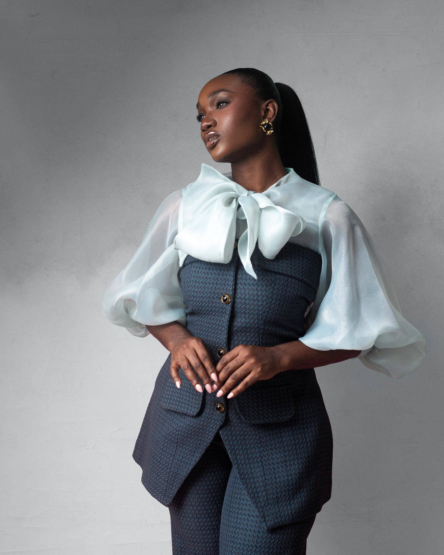 Sesame Top Greenish Grey