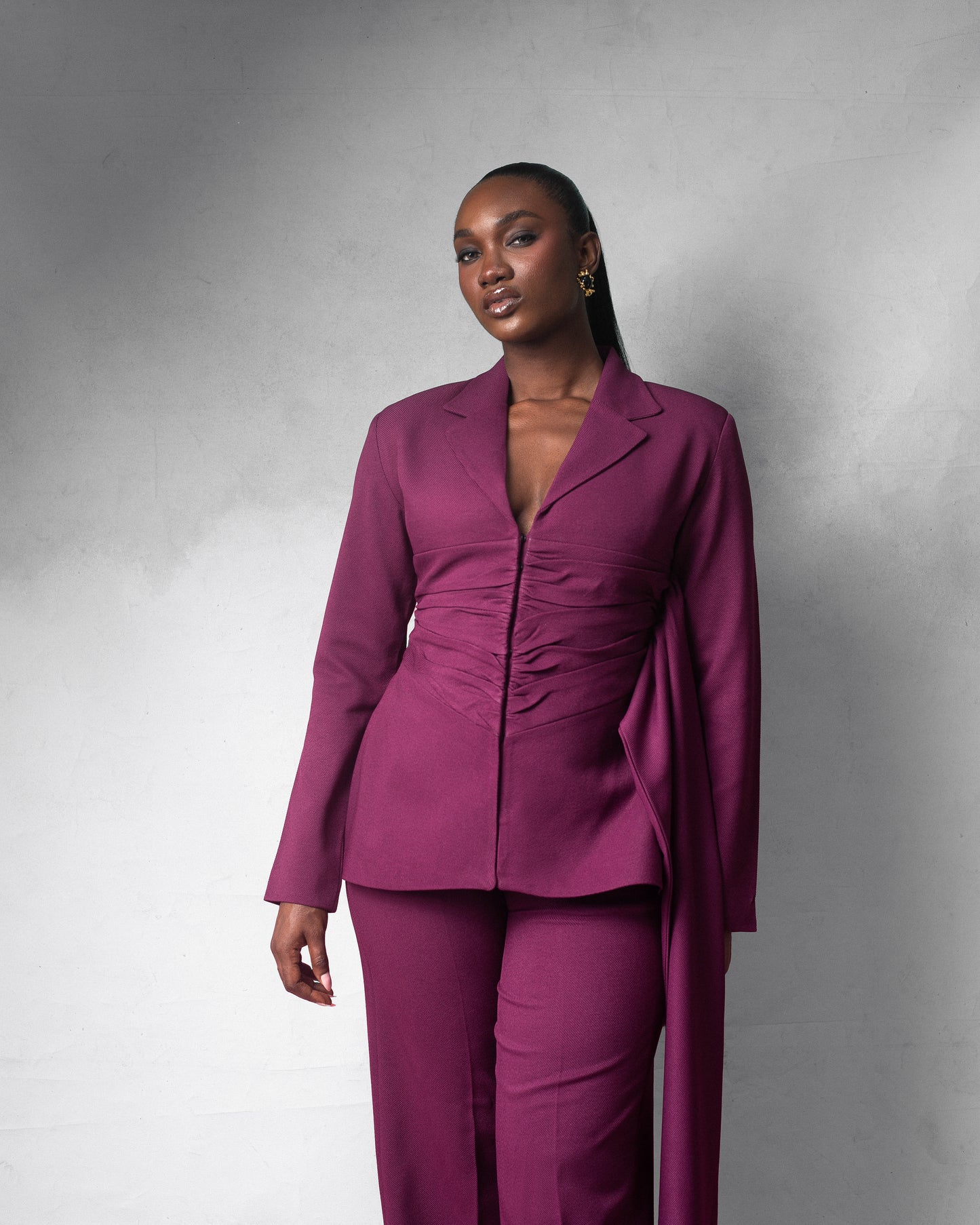Latifah Suit set Magenta