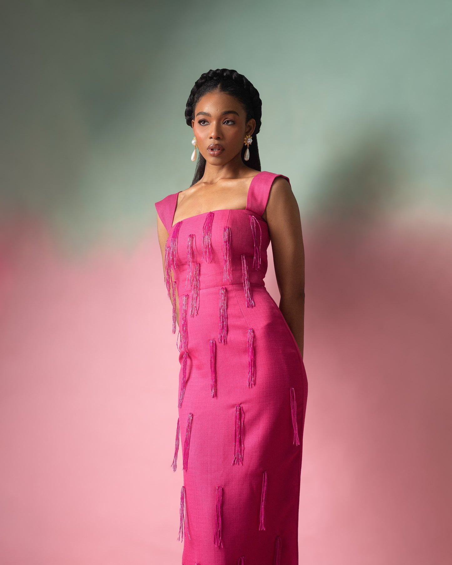 Tarieme Dress Pink
