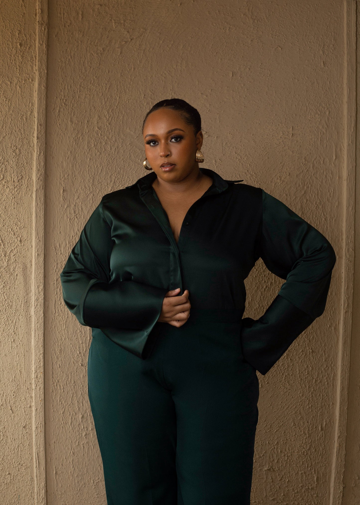Susu shirt Emerald Green