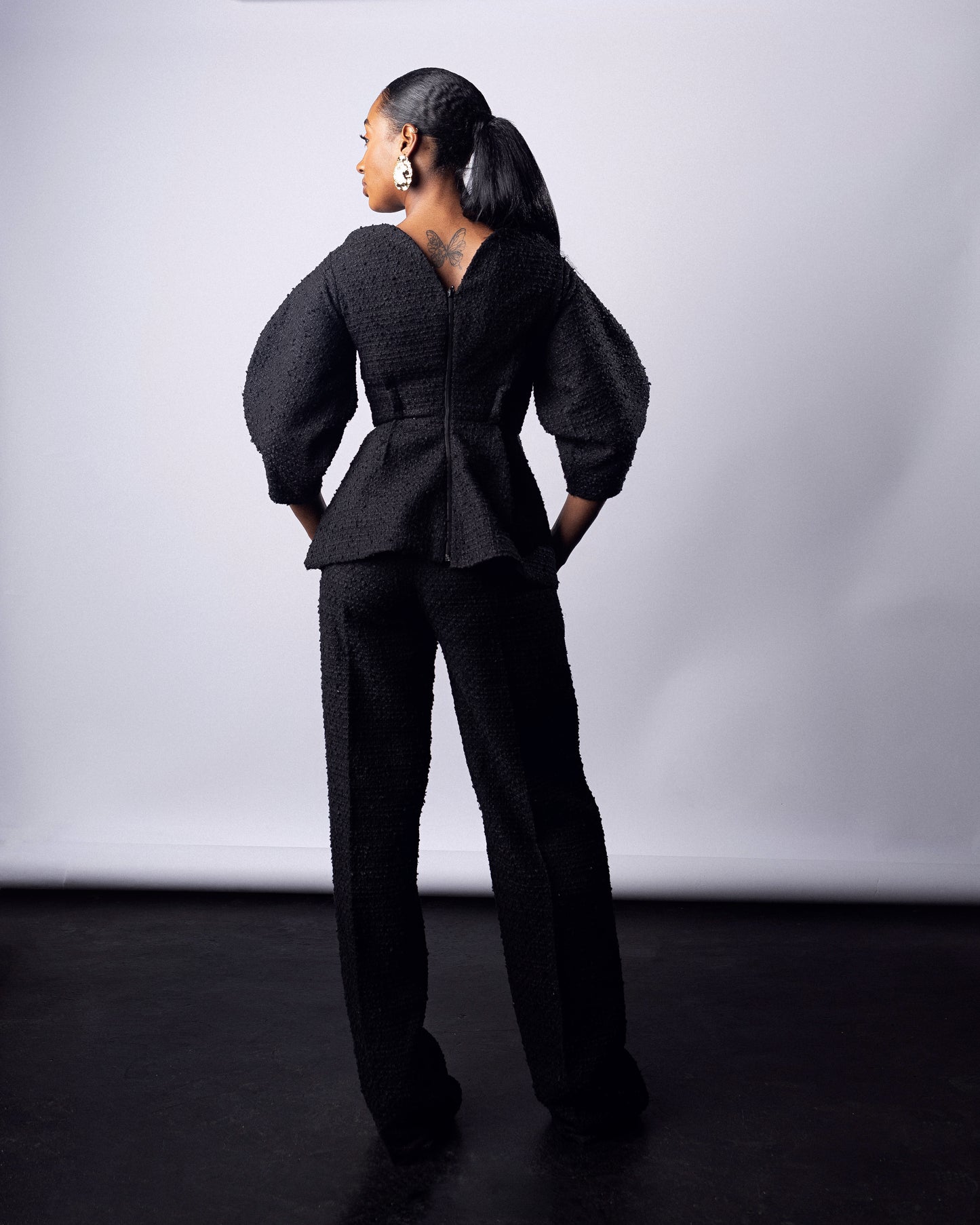 Thembe Pant Set Black