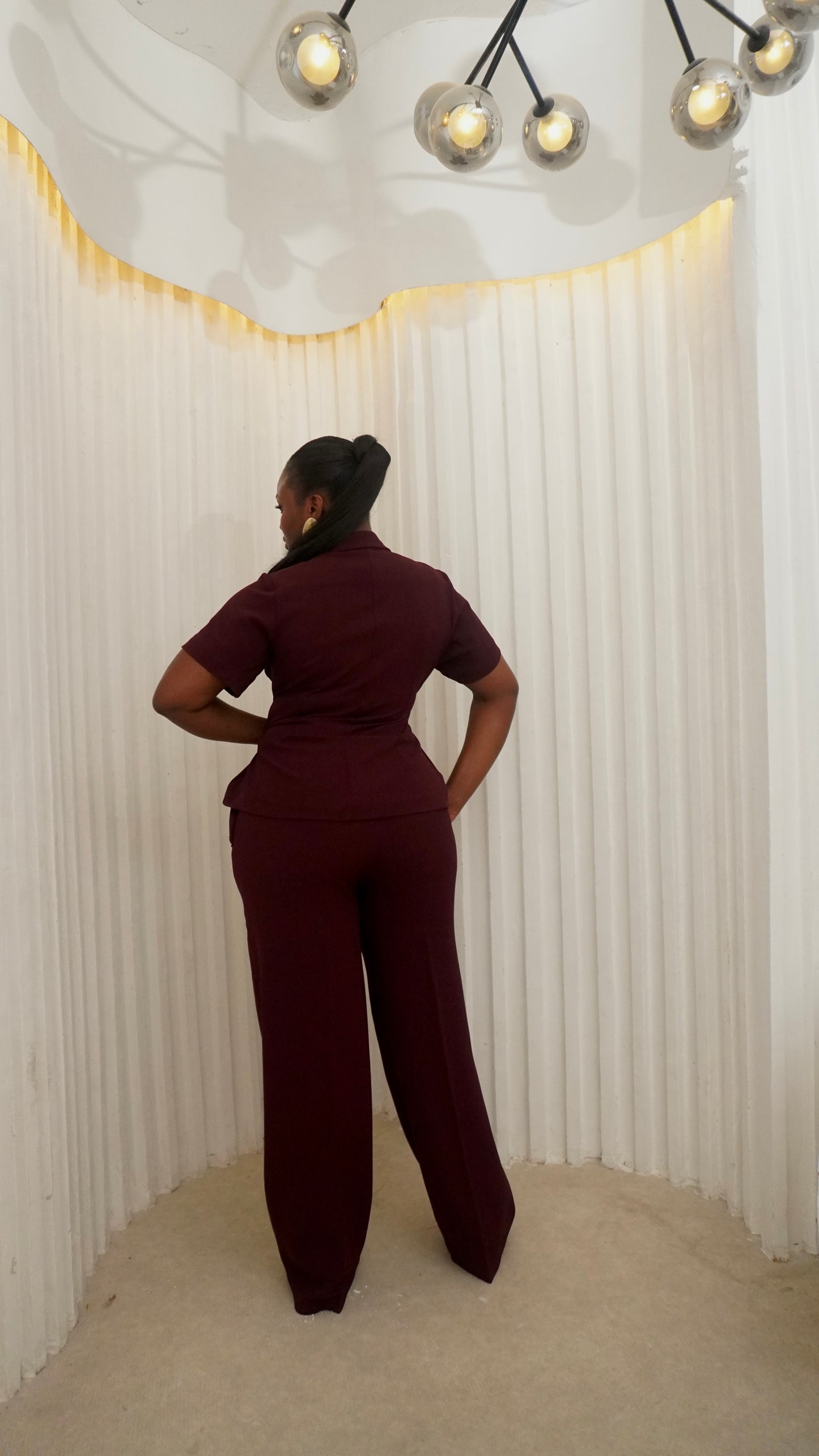 Wrap Top Burgundy