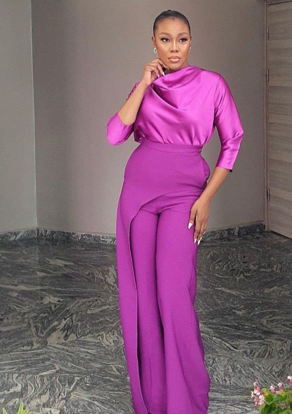 Samira Sleeved Magenta