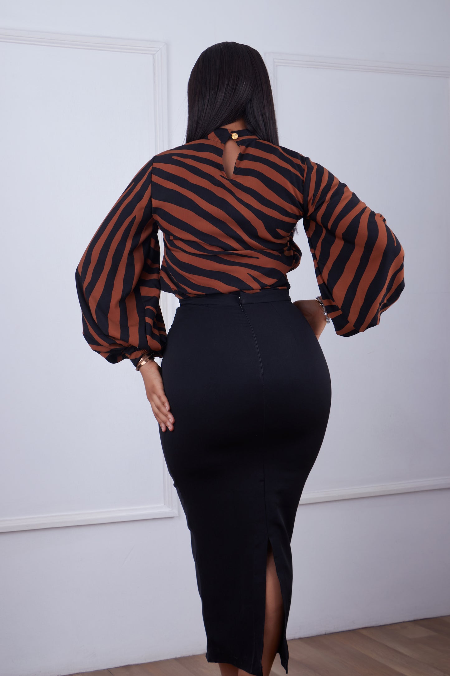Cappuccino Top Brown