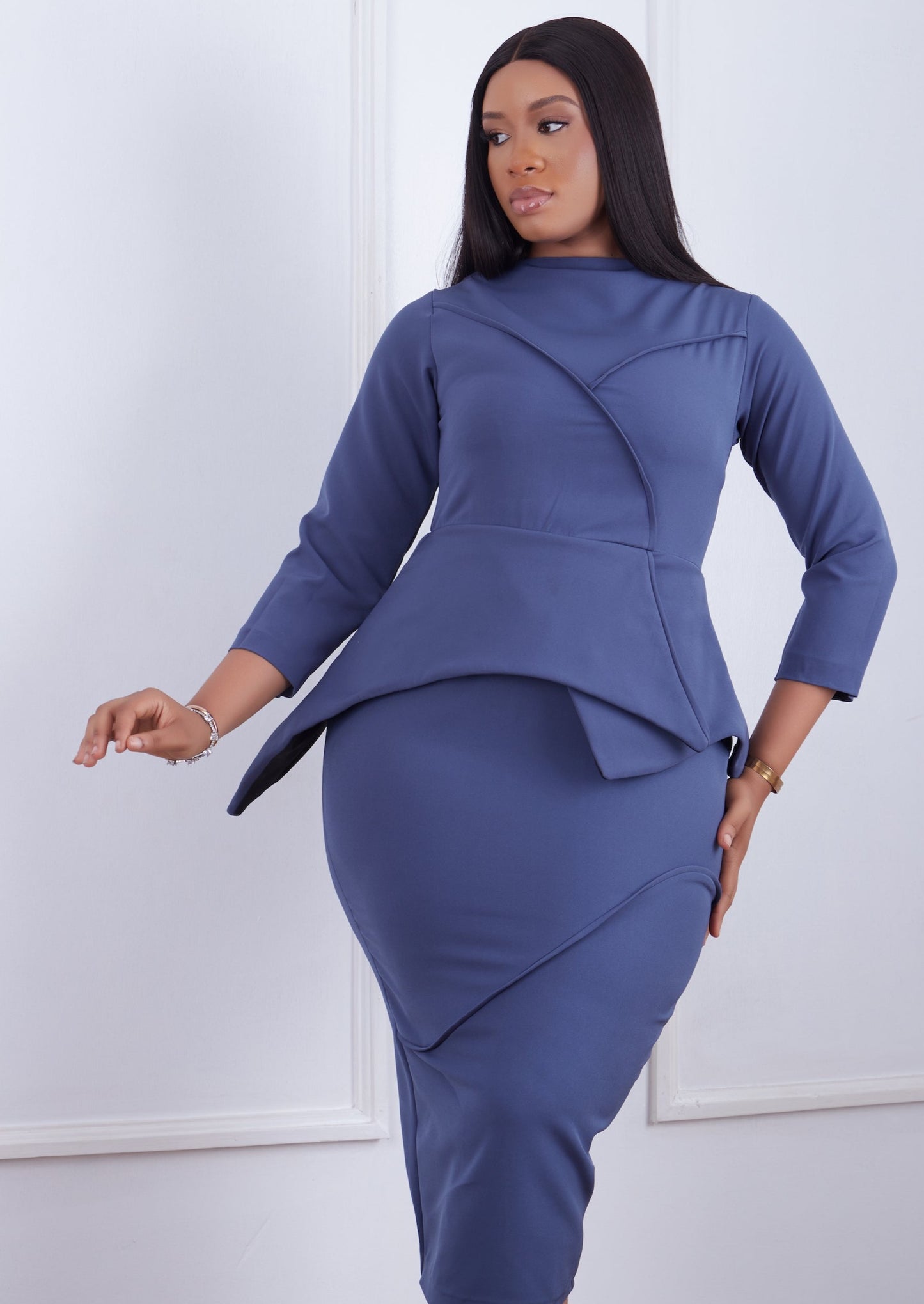 Crema Dress Pewter