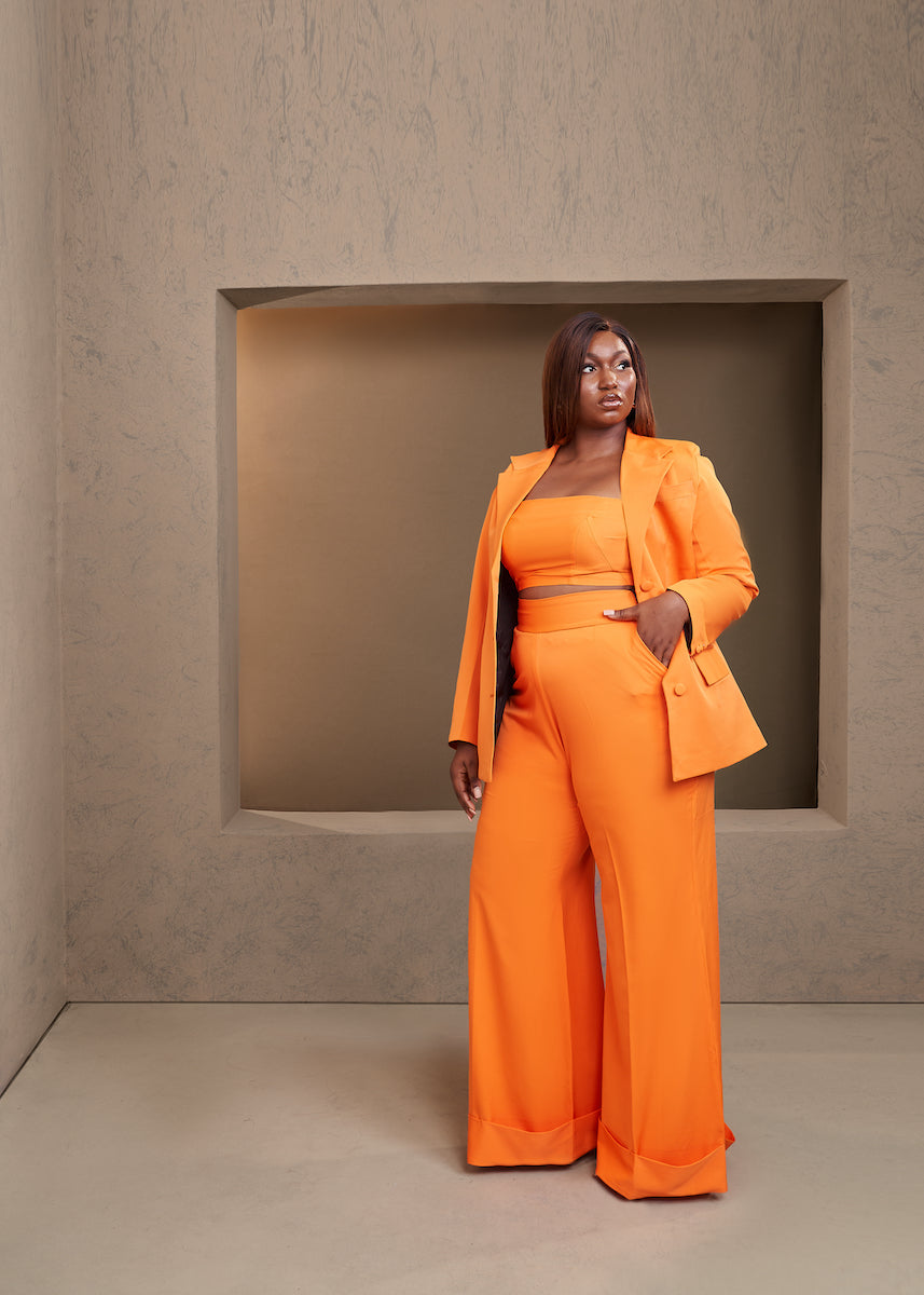 Alali Suit Set - Orange