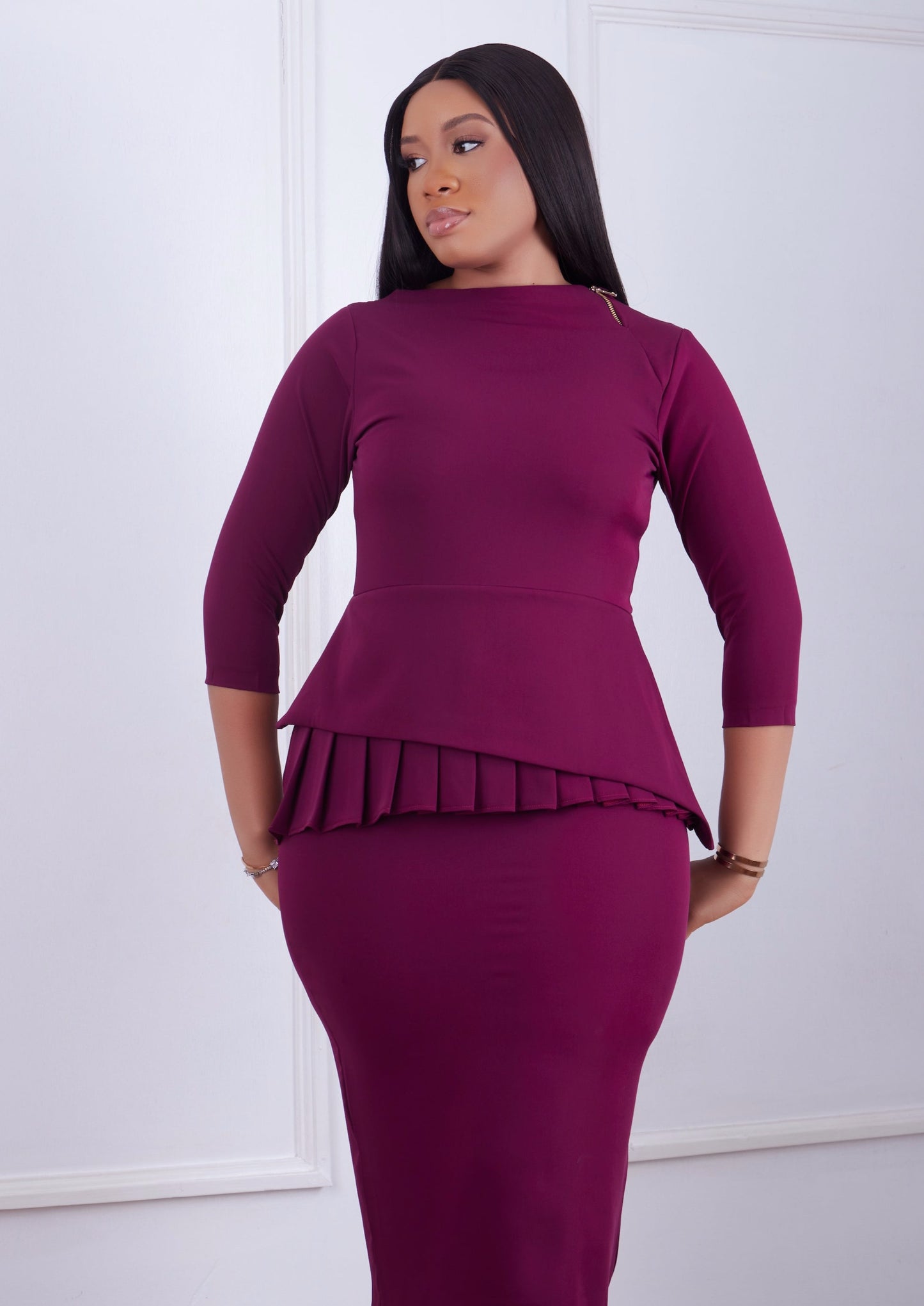 Preorder Rolake Dress Magenta