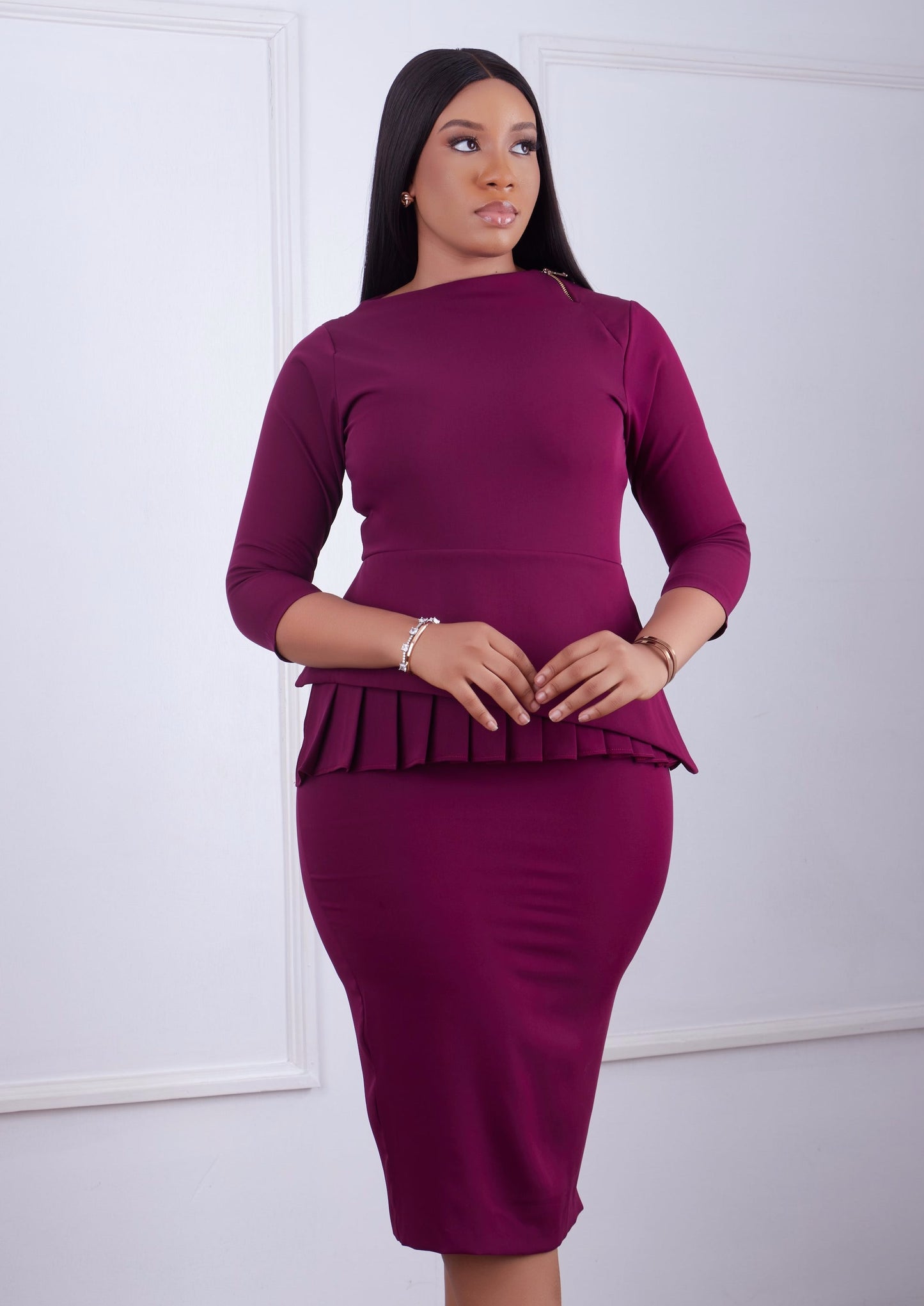 Rolake Dress Magenta