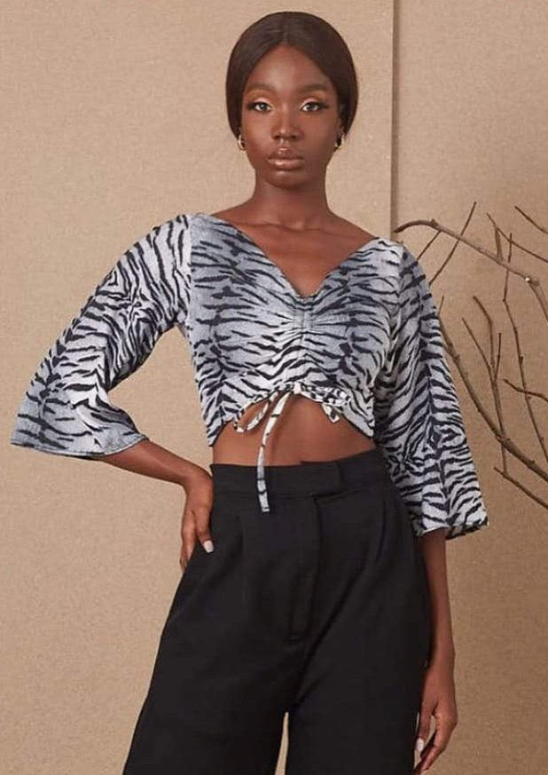 Nengi Top Animal Print