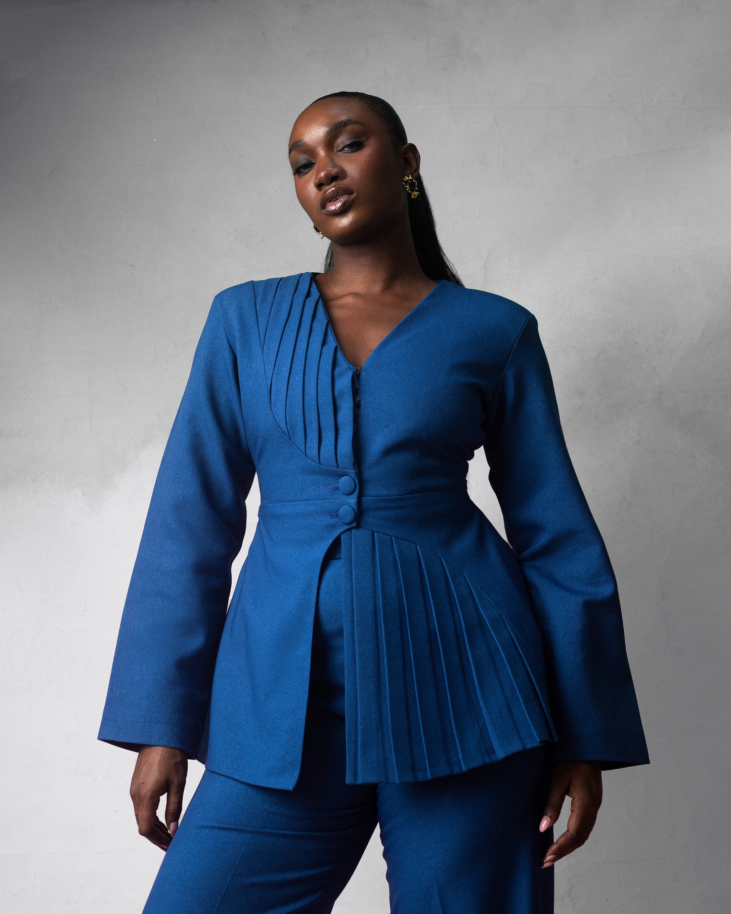 Thandie suit set Blue
