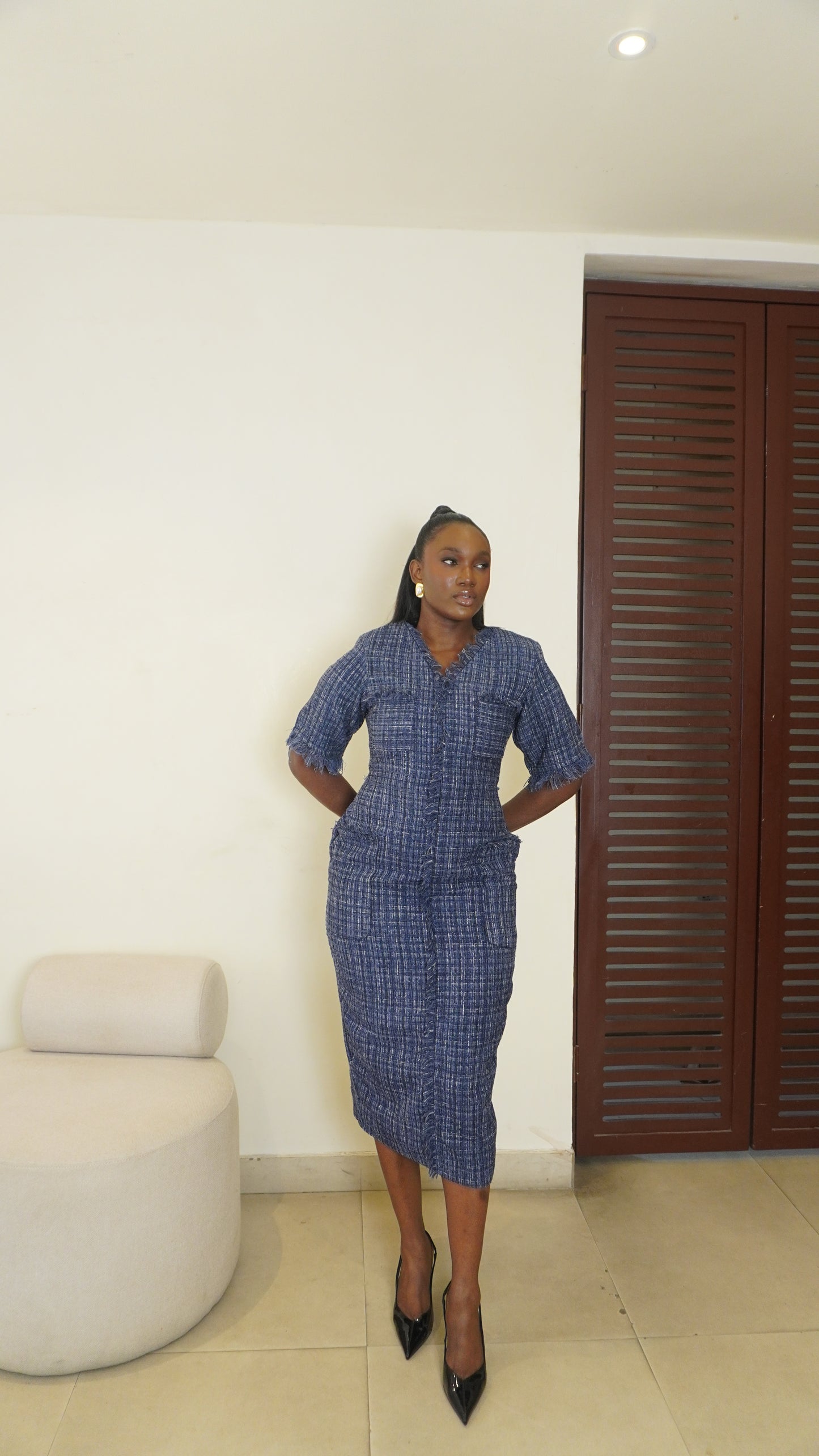 Neemah Dress Blue