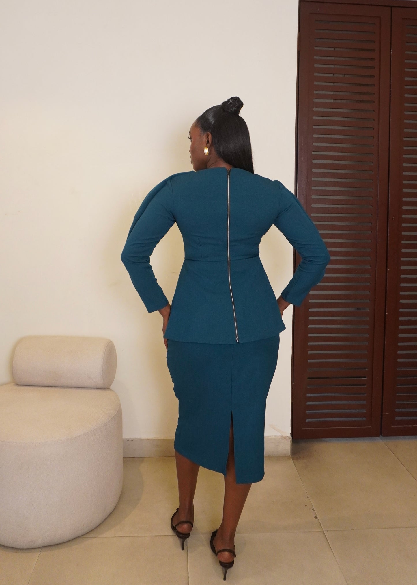 Habiba Set Emerald Green