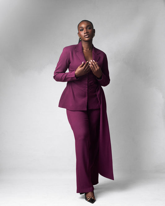 Latifah Suit set Magenta