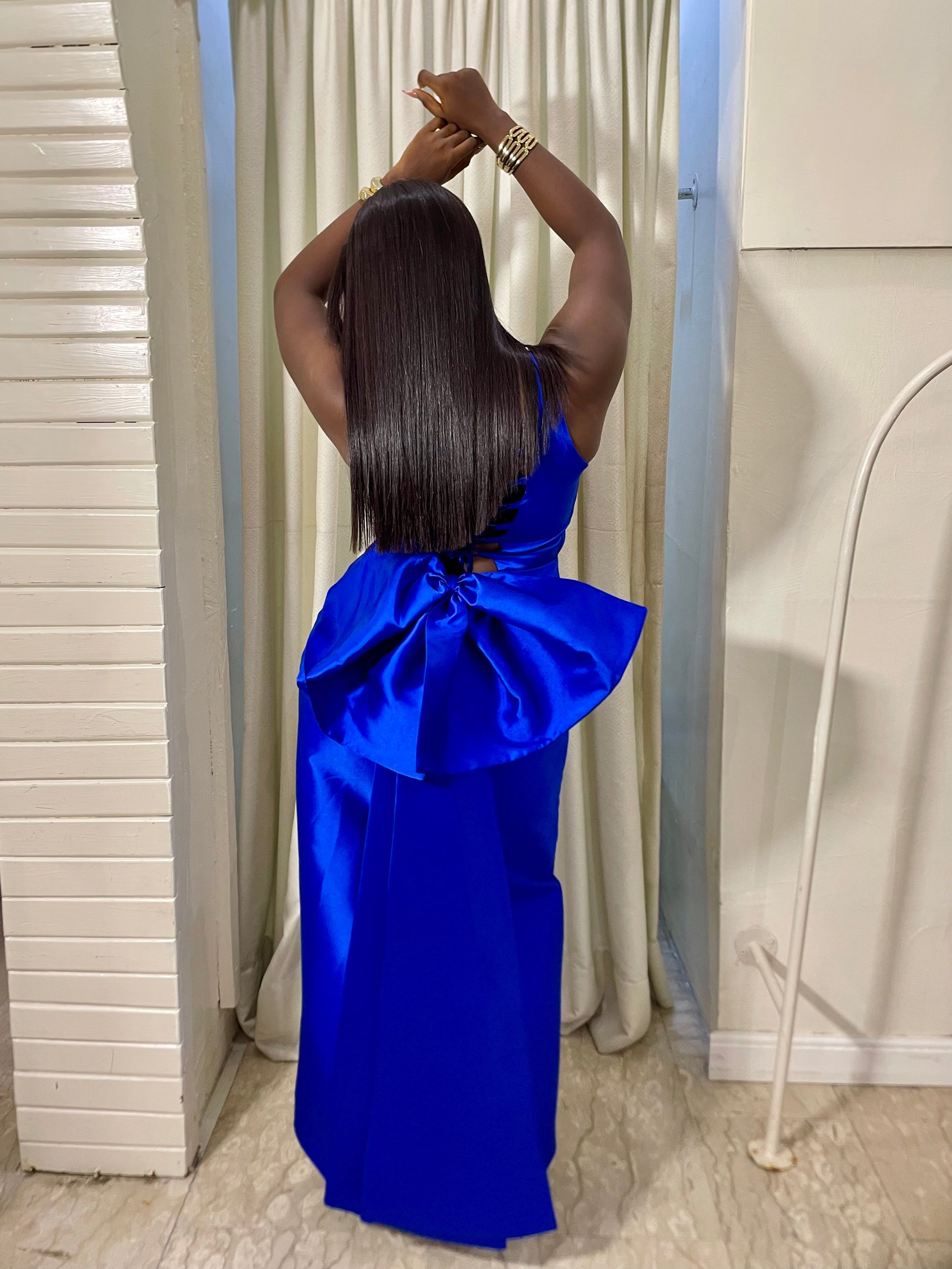 Tomilade Dress Cobalt Blue Lady Biba NG Tomilade Dress Cobalt Blue Lady Biba NG