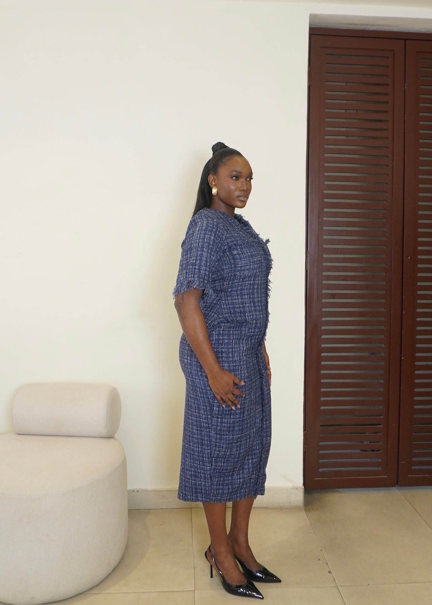 Neemah Dress Blue