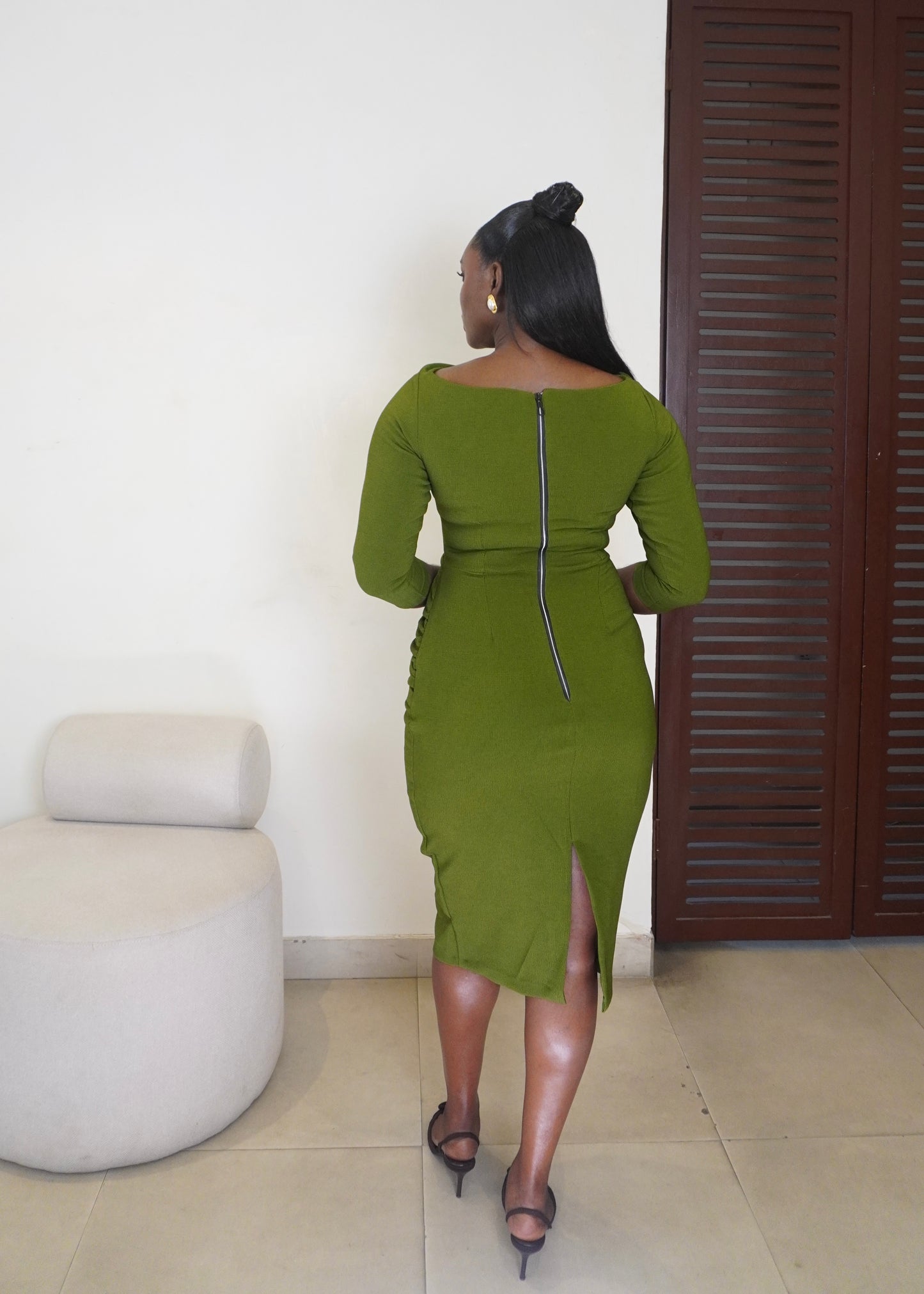 Adesua Dress Olive