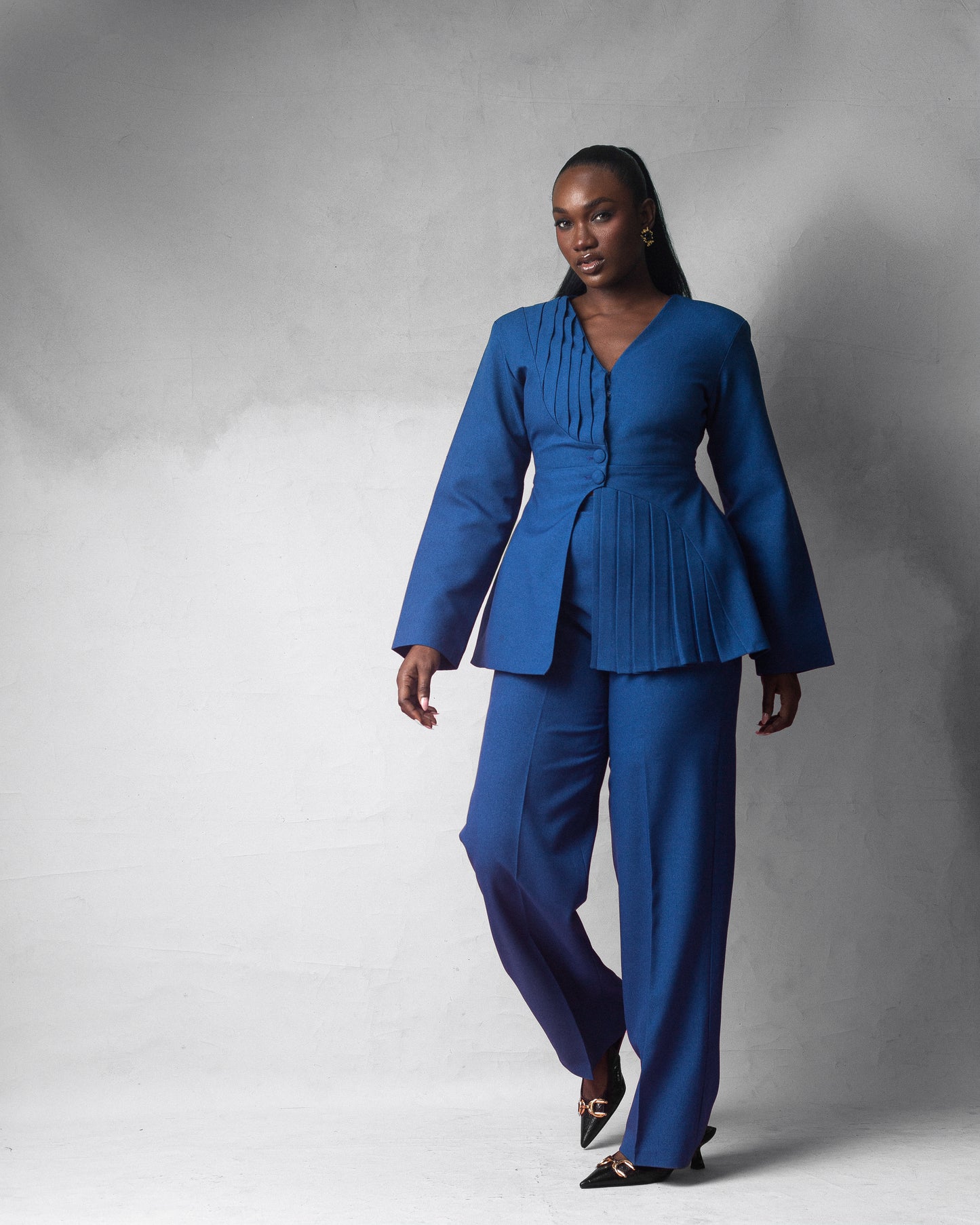 Thandie suit set Blue