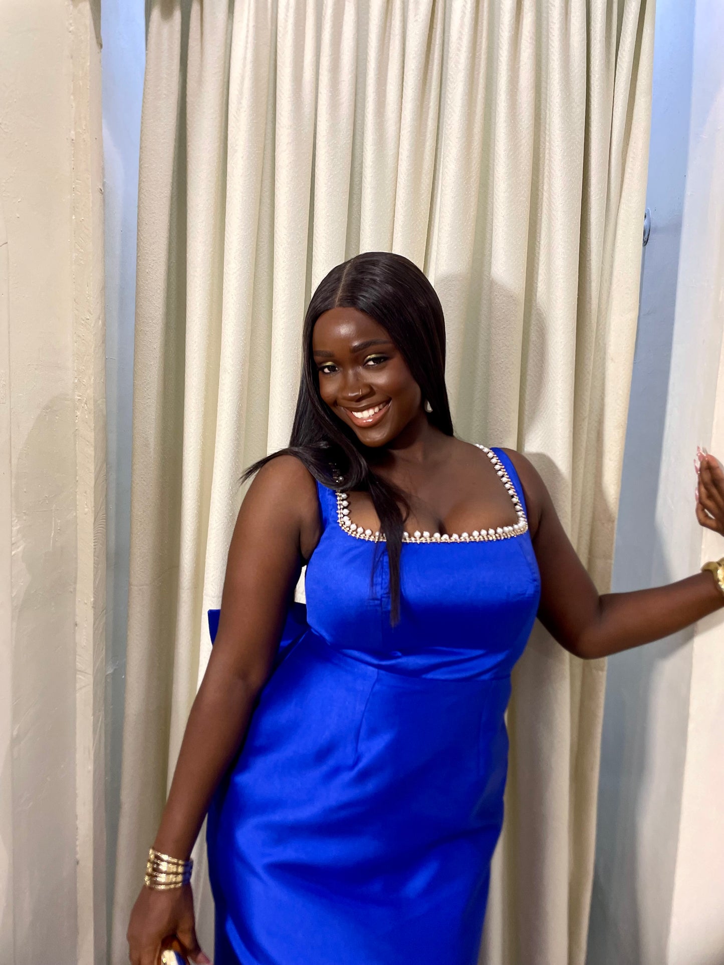 Tomilade Dress Cobalt Blue