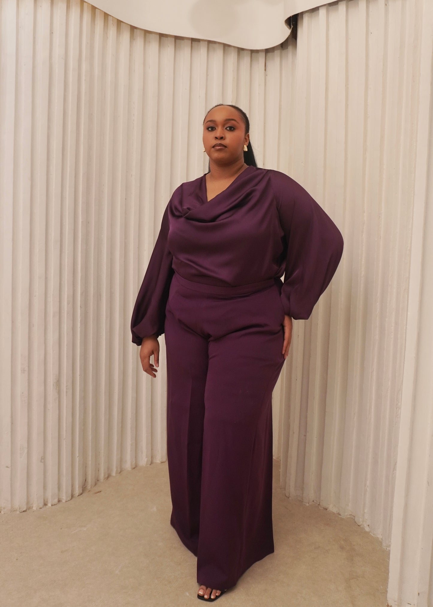 Samira Sleeved Purple