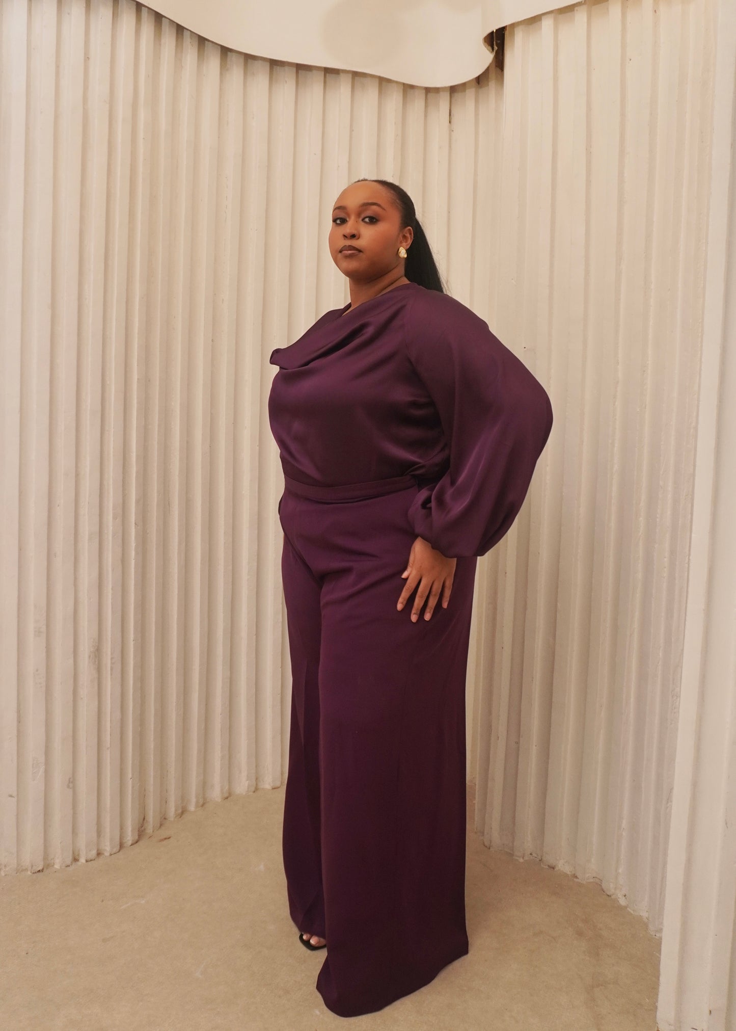 Samira Sleeved Purple
