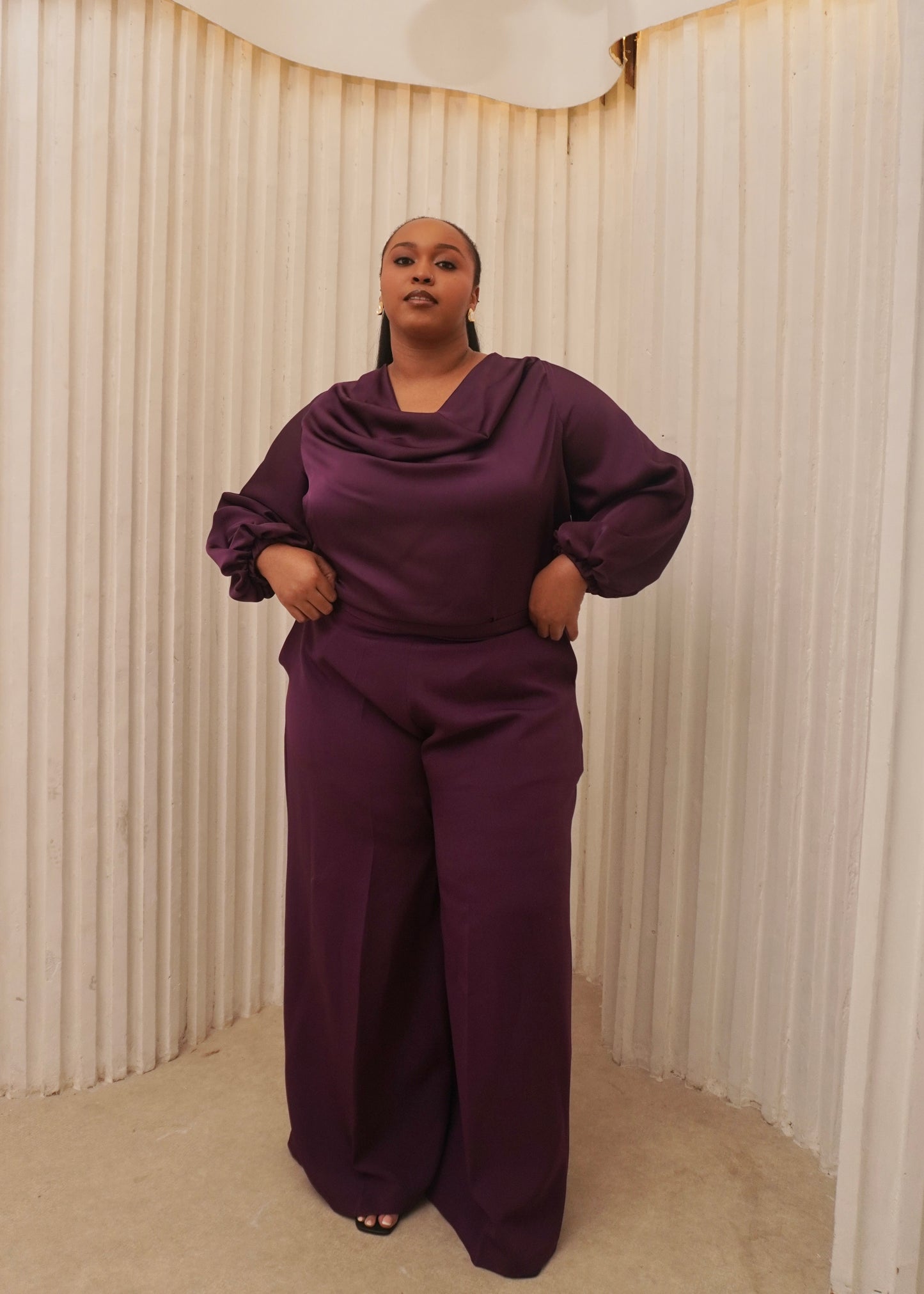 Samira Sleeved Purple