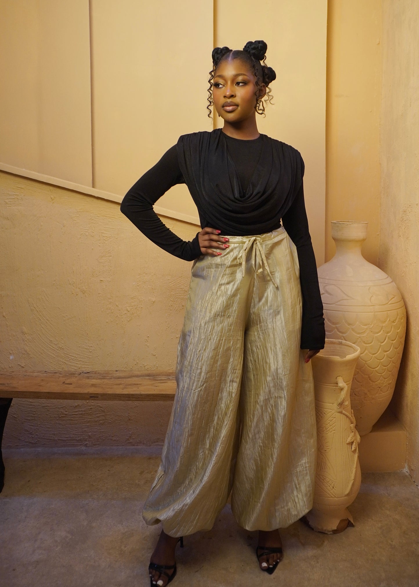 Balloon Pants Champagne