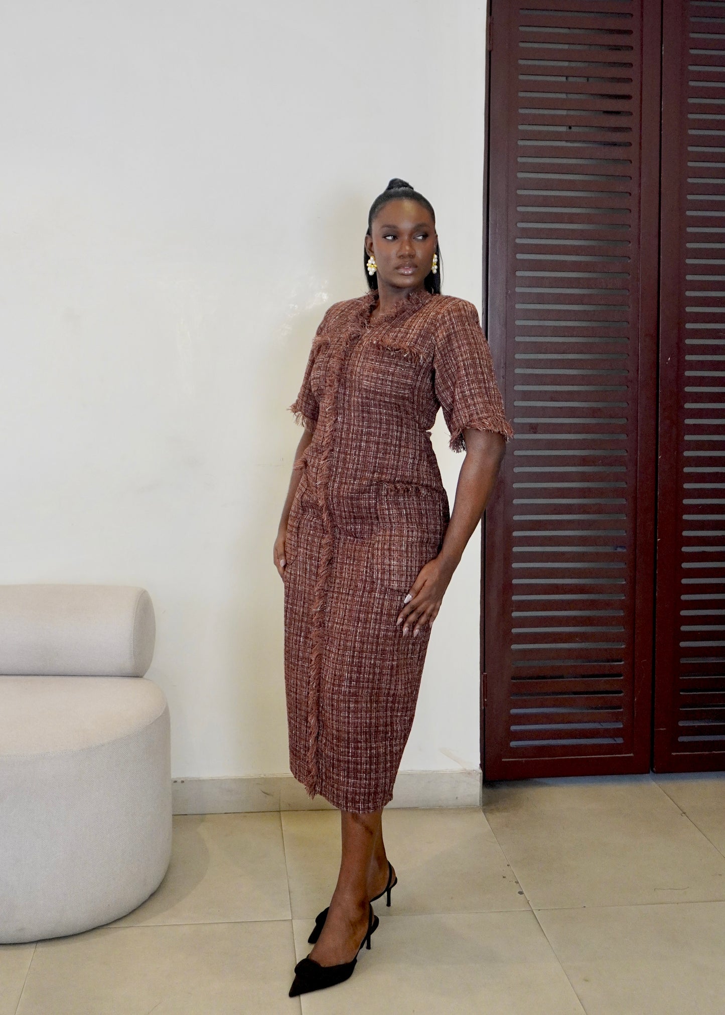 Neemah Dress Brown
