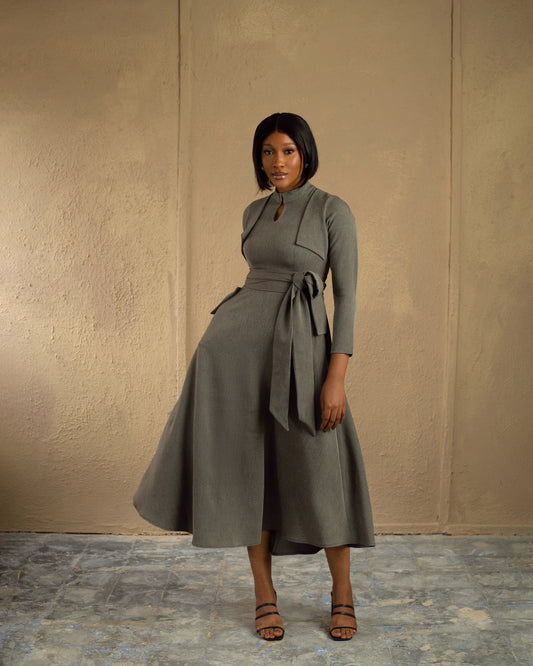 Espresso Dress Brownish Grey