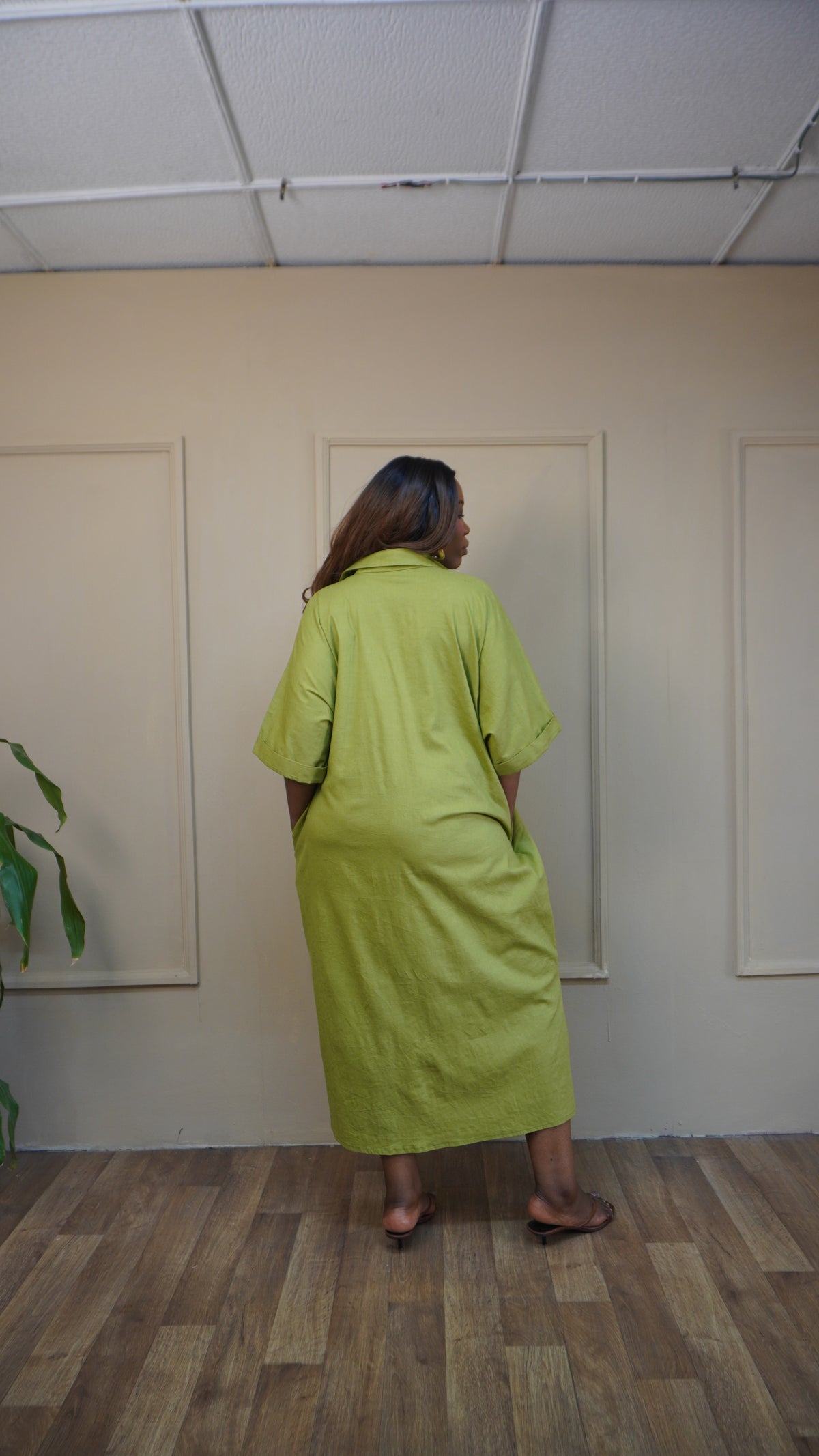 Easy Shirt Dress Lemon