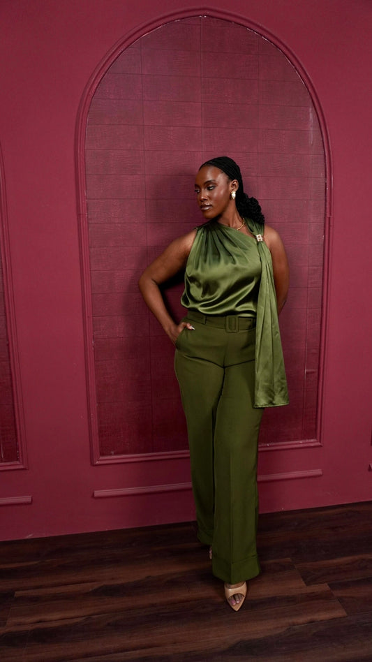 Kamala Pants Forest Green