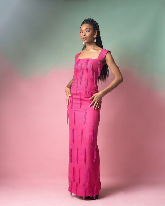 Tarieme Dress Pink
