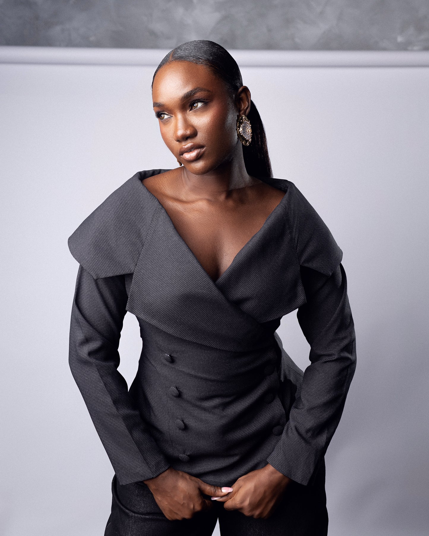 Zikora Blazer Top