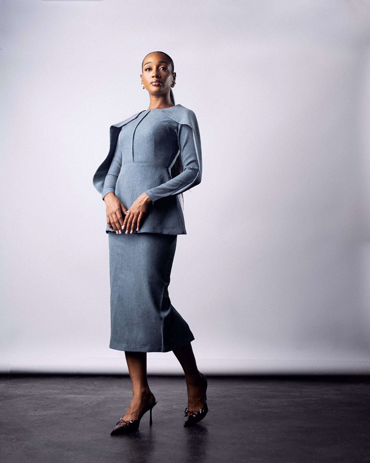 Habiba Set Frosty Blue