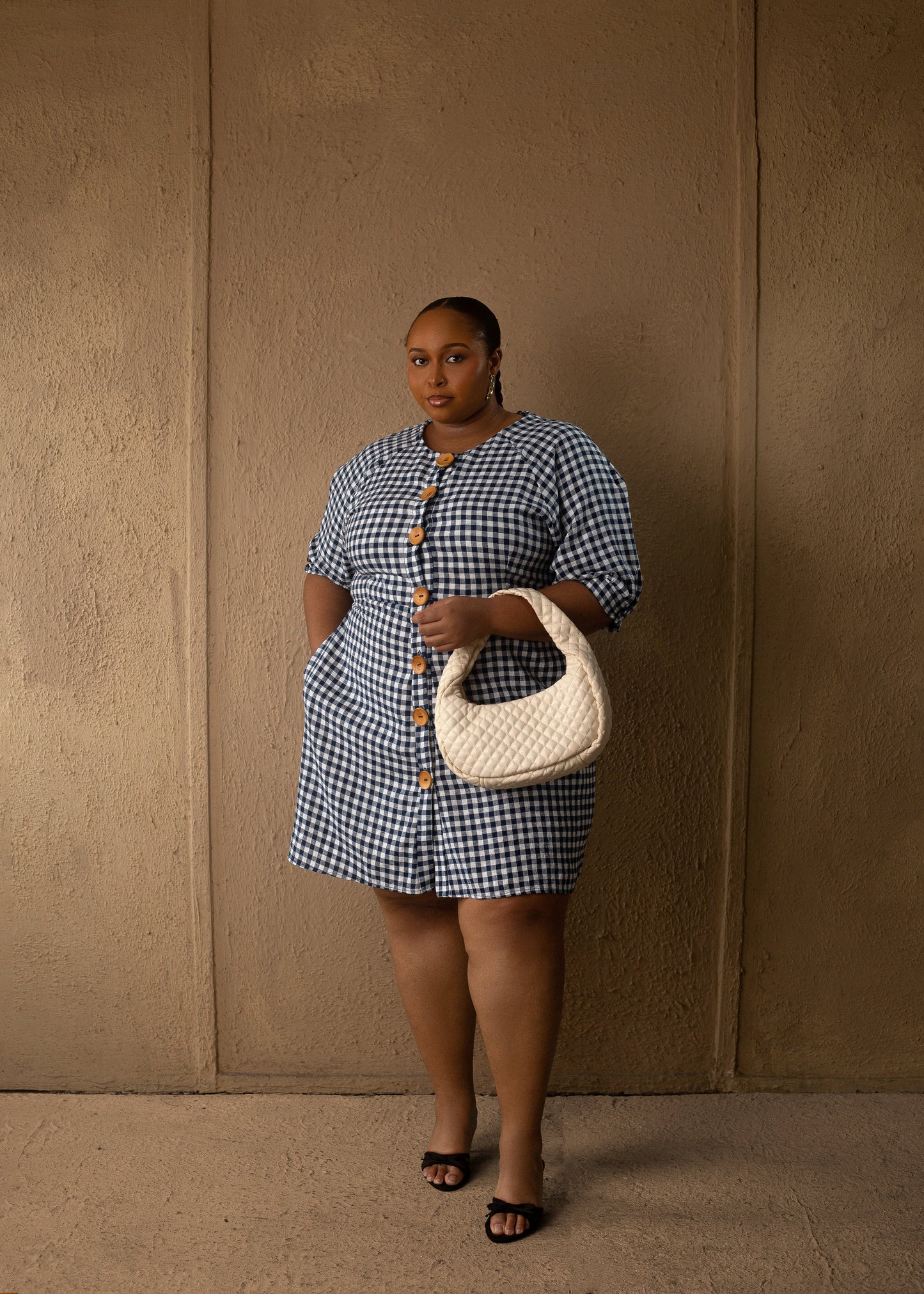 Mini Shirt Dress Gingham