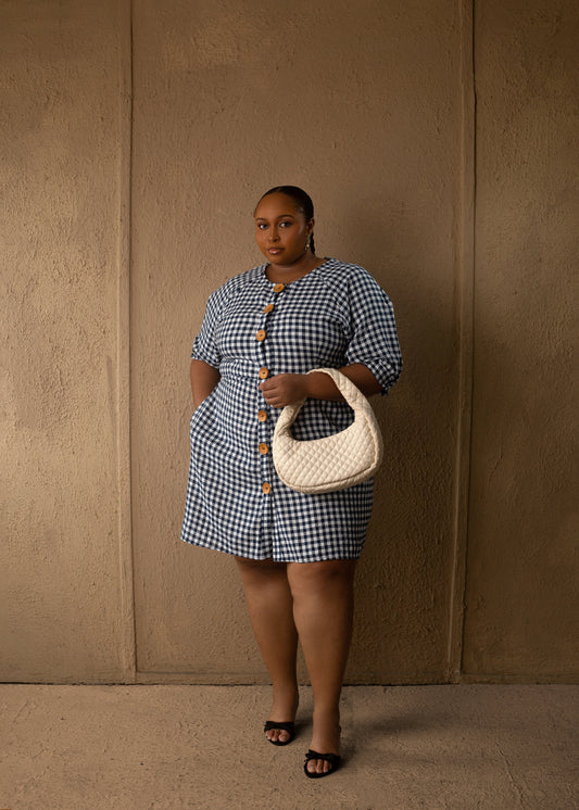 Mini Shirt Dress Gingham