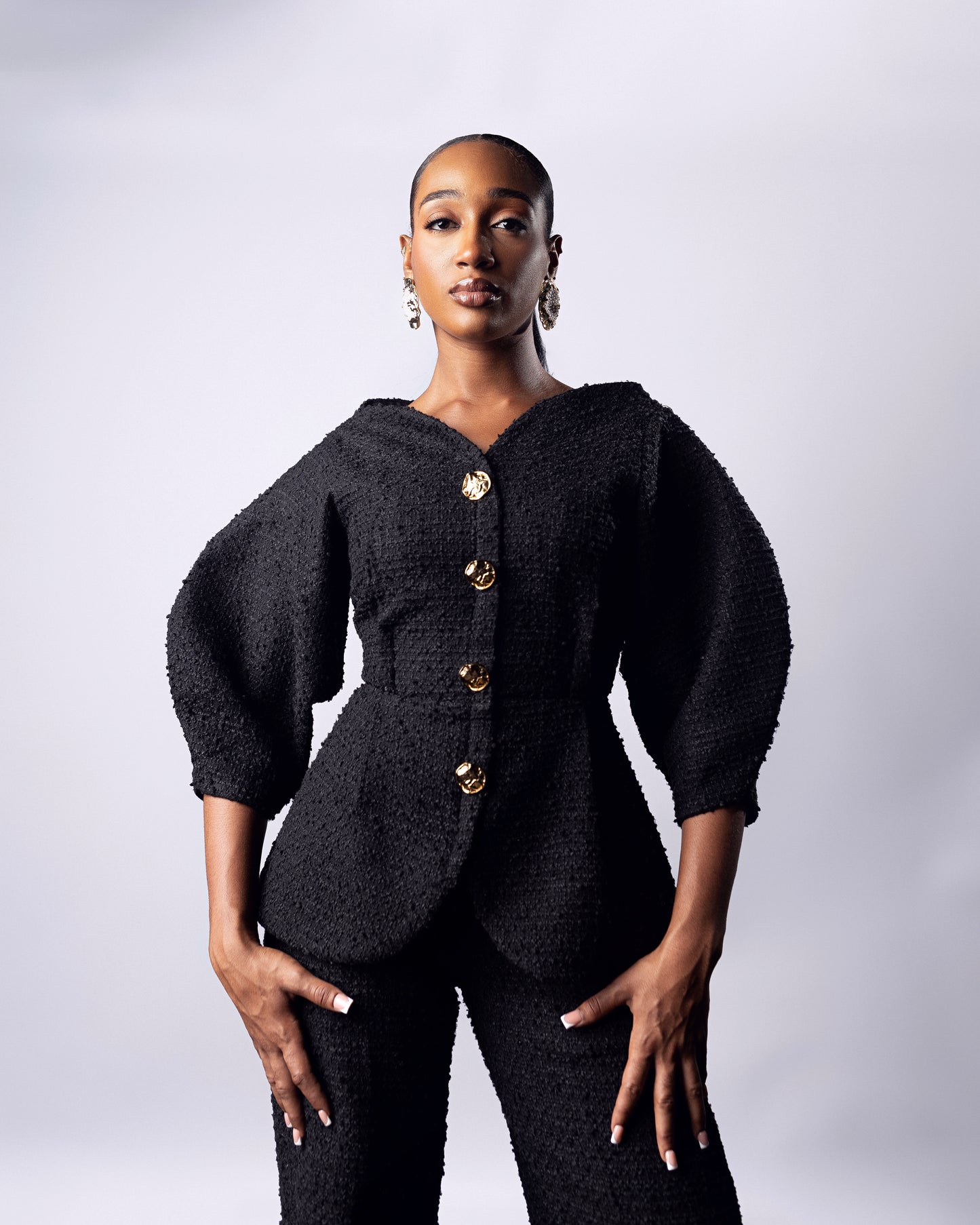 Thembe Pant Set Black