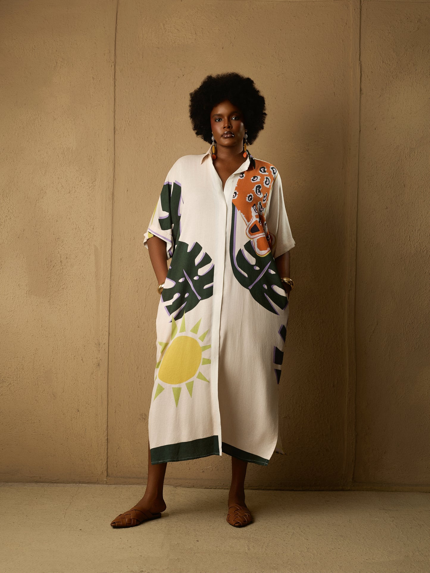Easy Shirt Dress Print
